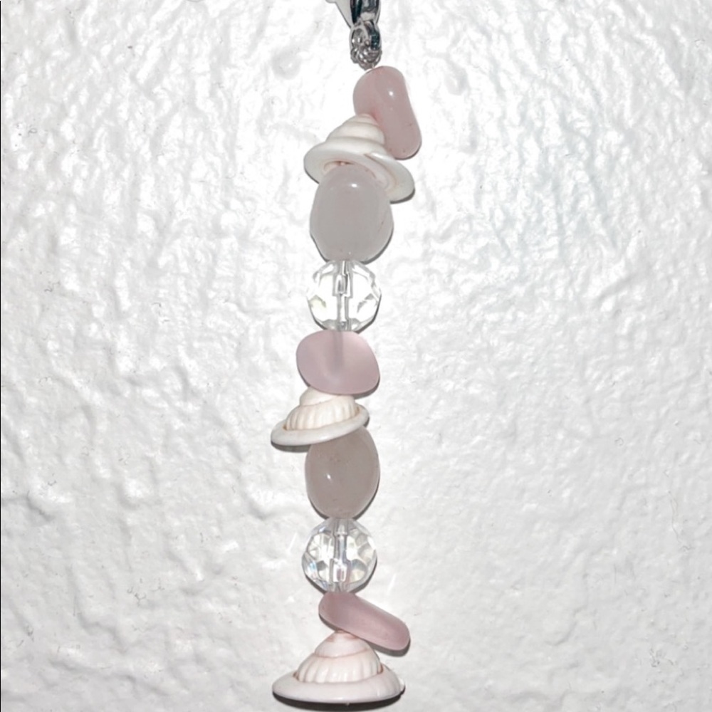 Pink Beachy Keychain